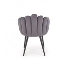 Стул HALMAR K410 серый/черный